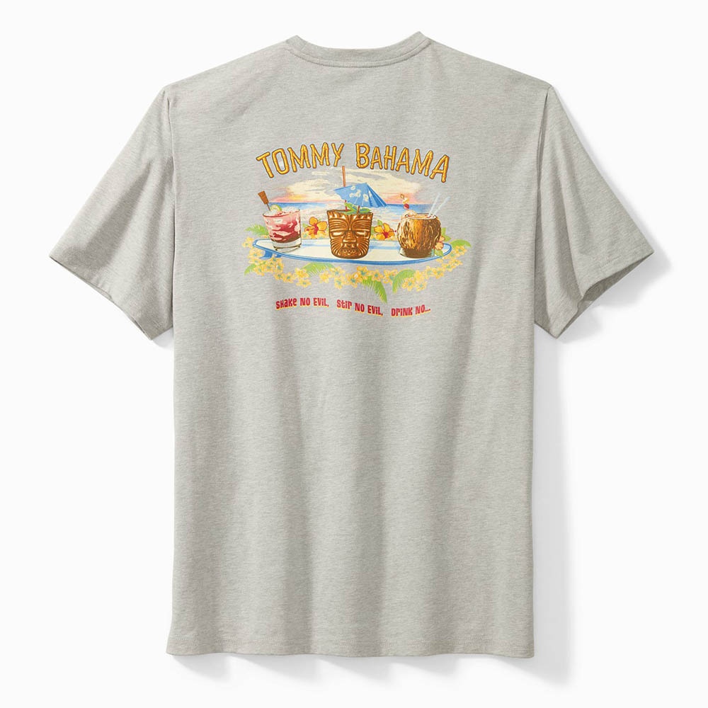 Tommy Bahama Shake No Evil T-Shirt in Grey Heather