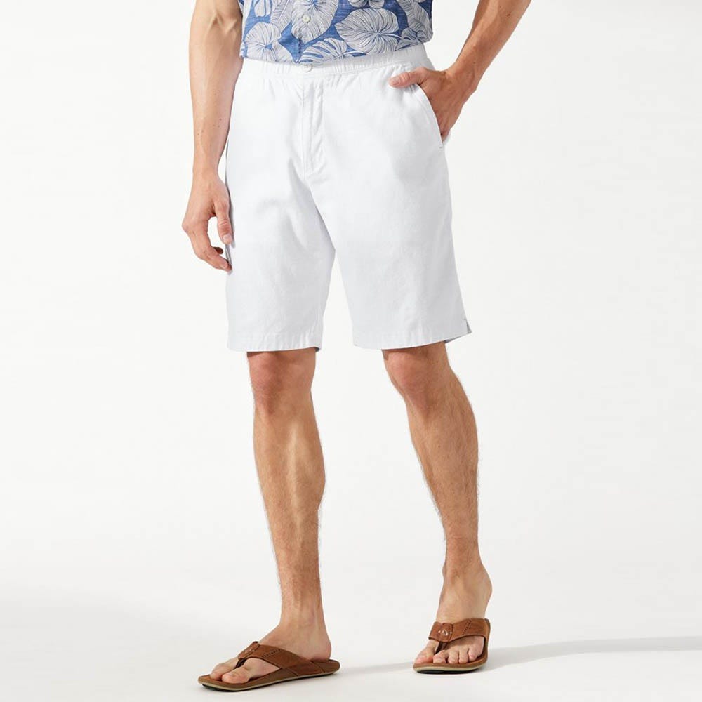 Tommy Bahama Linen in Paradise 10-Inch Shorts in White