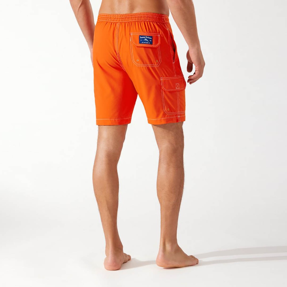 Tommy Bahama Baja Harbor 9-Inch Board Shorts in Lava Burst
