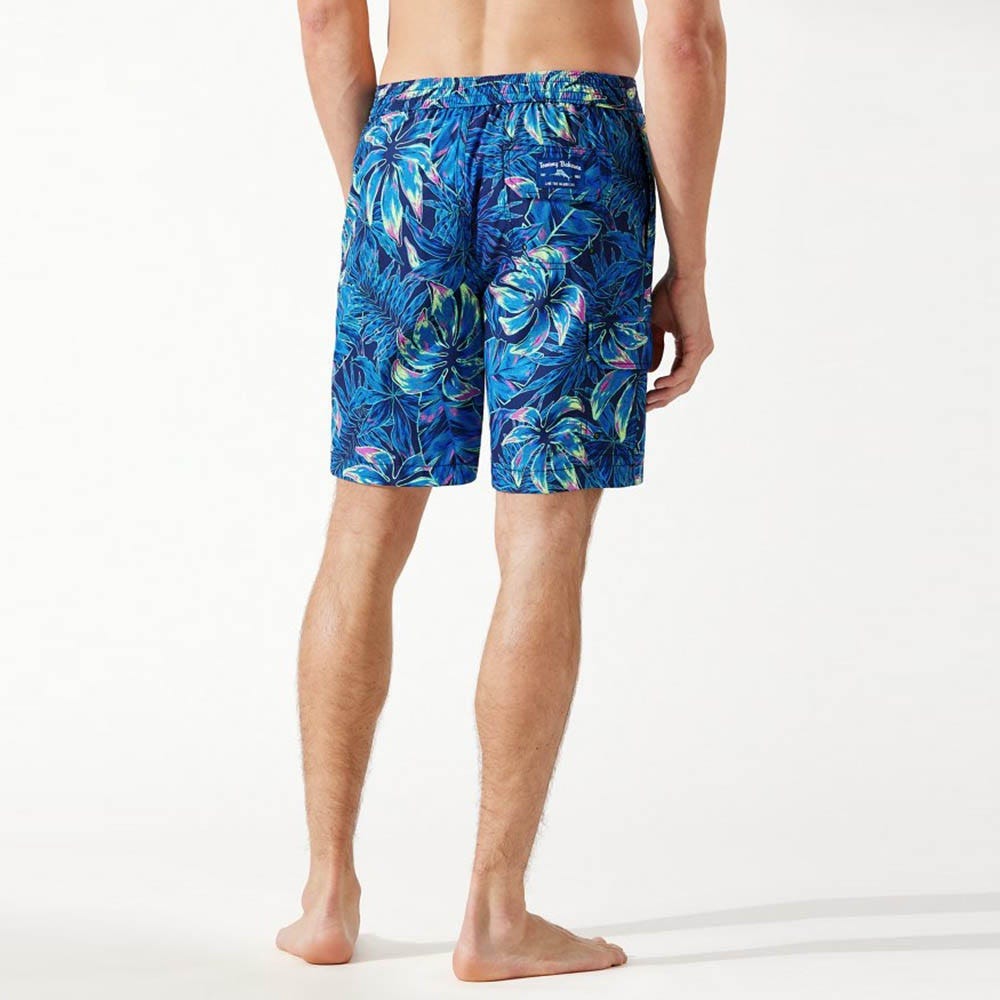 Tommy Bahama Baja Bloomin' Essence 9-Inch Board Shorts in Ocean Deep