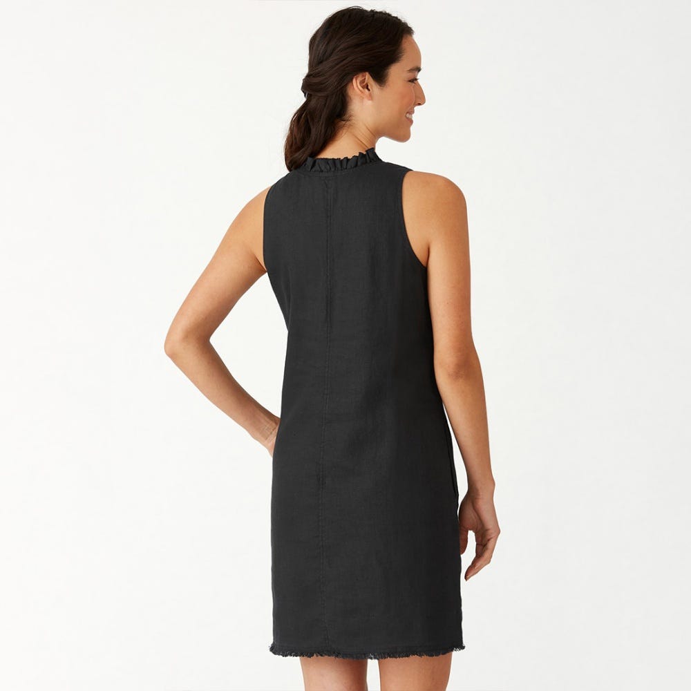 Two Palms Ruffle Linen Shift Dress - Men