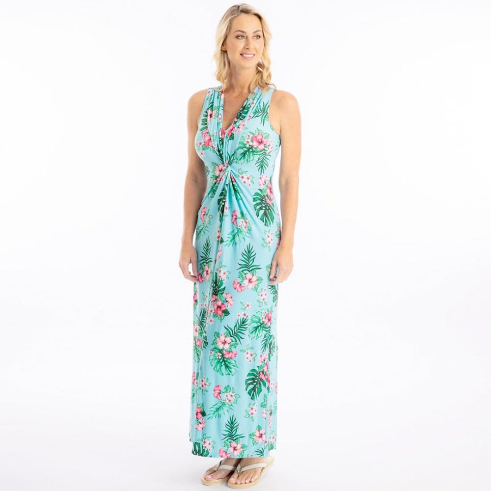 Tommy Bahama Fanning Floral Maxi Dress