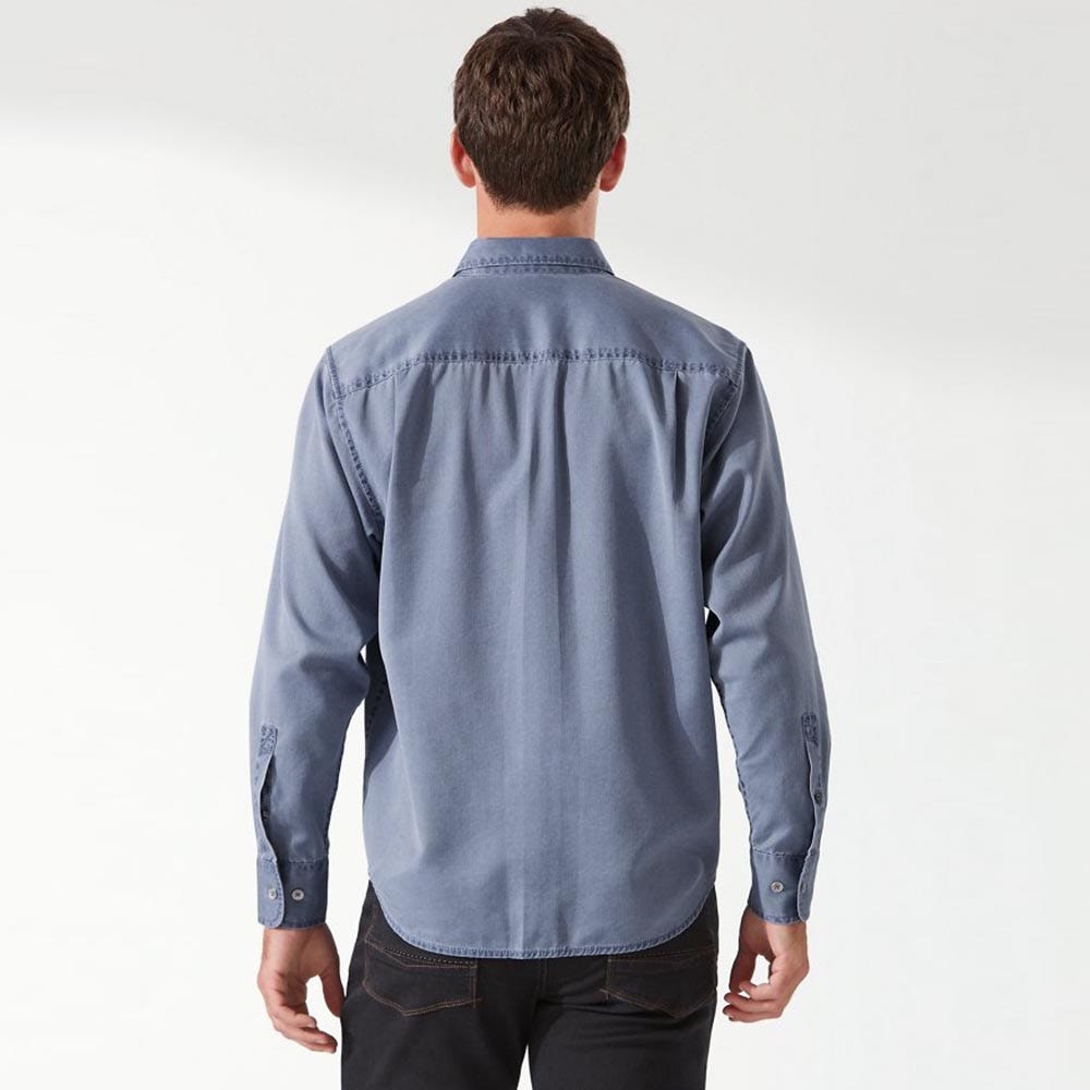 Tommy Bahama Tahitian Twilly Shirt In Ocean Deep