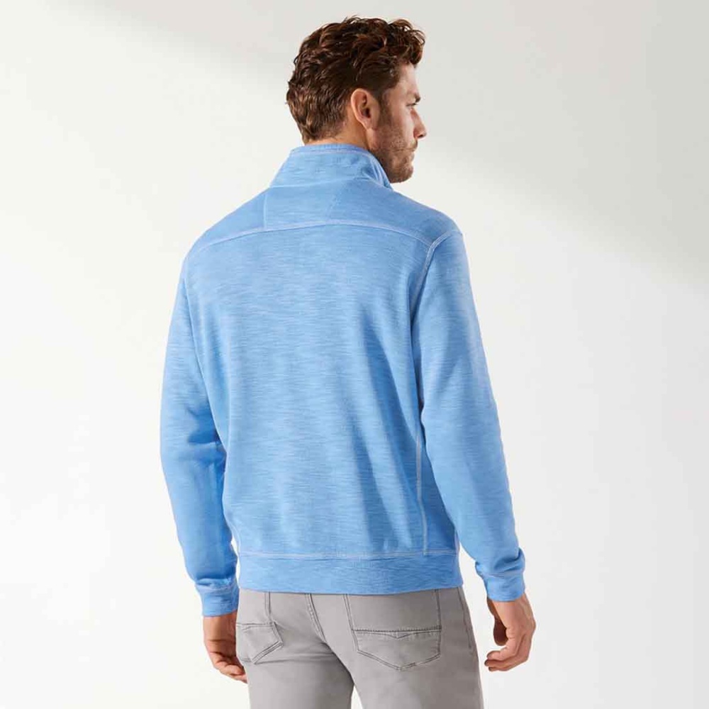Tommy Bahama Tobago Bay Half-Zip Sweatshirt in Mountain Bluebell