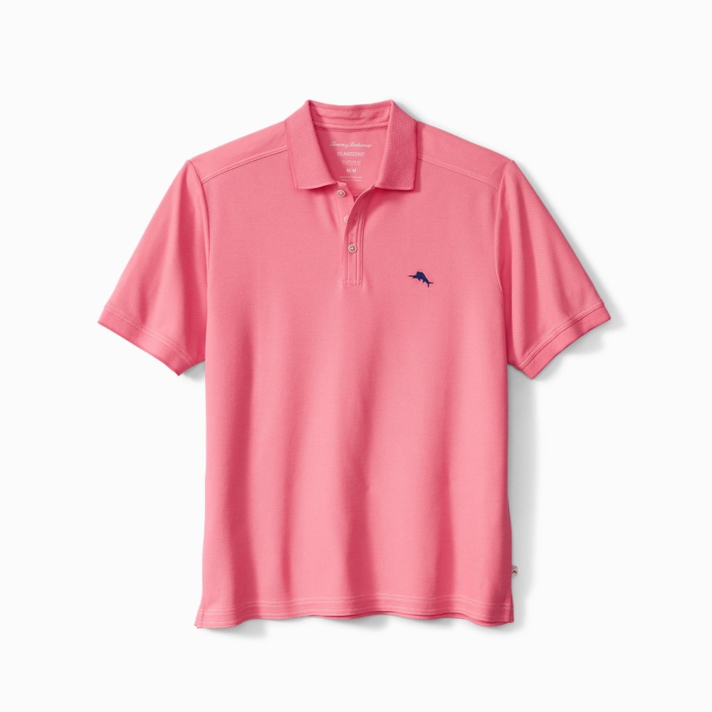 Tommy Bahama Emfielder Islandzone Polo in Polite Pink