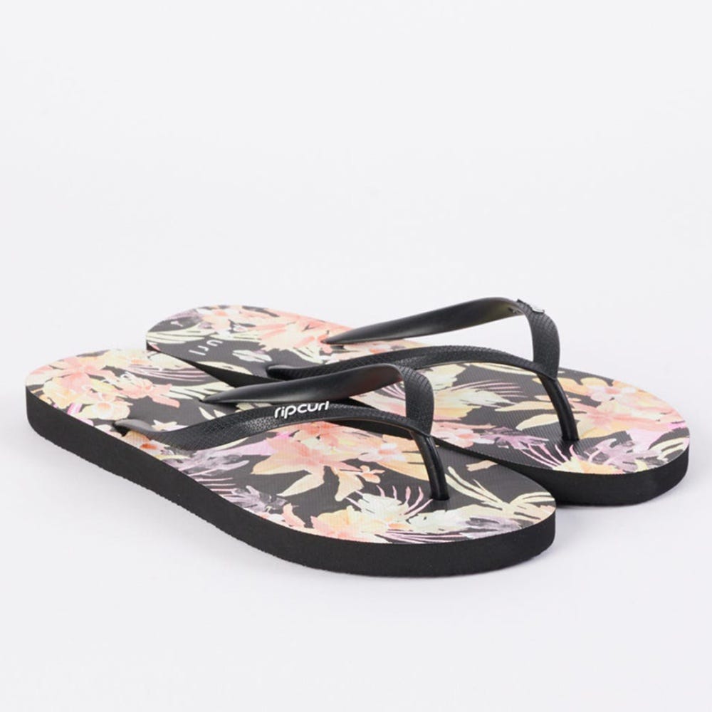 Rip Curl Sunset Waves Flip Flops in Black