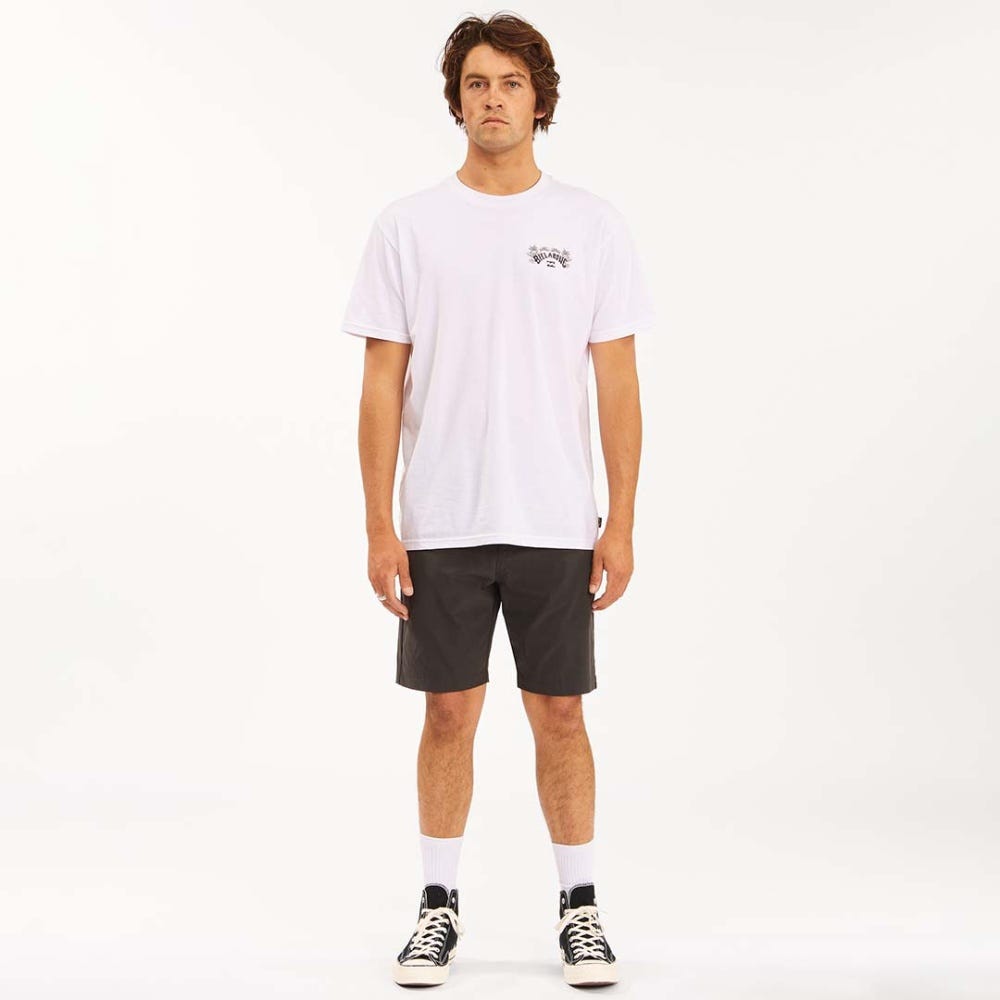 Billabong Surftrek Heathe M Walk Shorts In Charcoal Heather