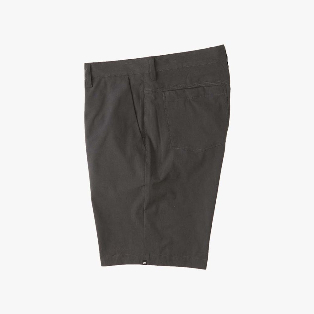 Billabong Surftrek Heathe M Walk Shorts In Charcoal Heather