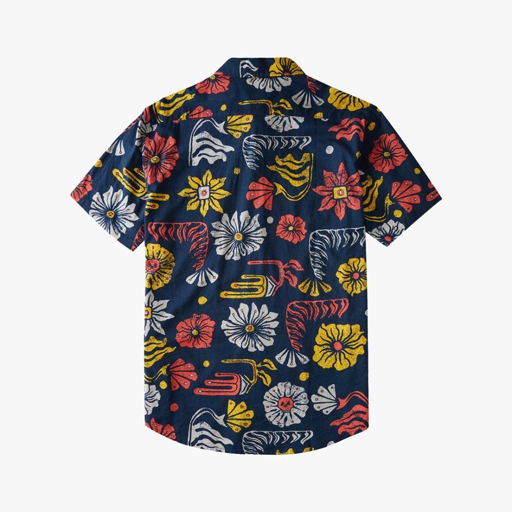 Billabong Sundays Floral M Shirt In Denim