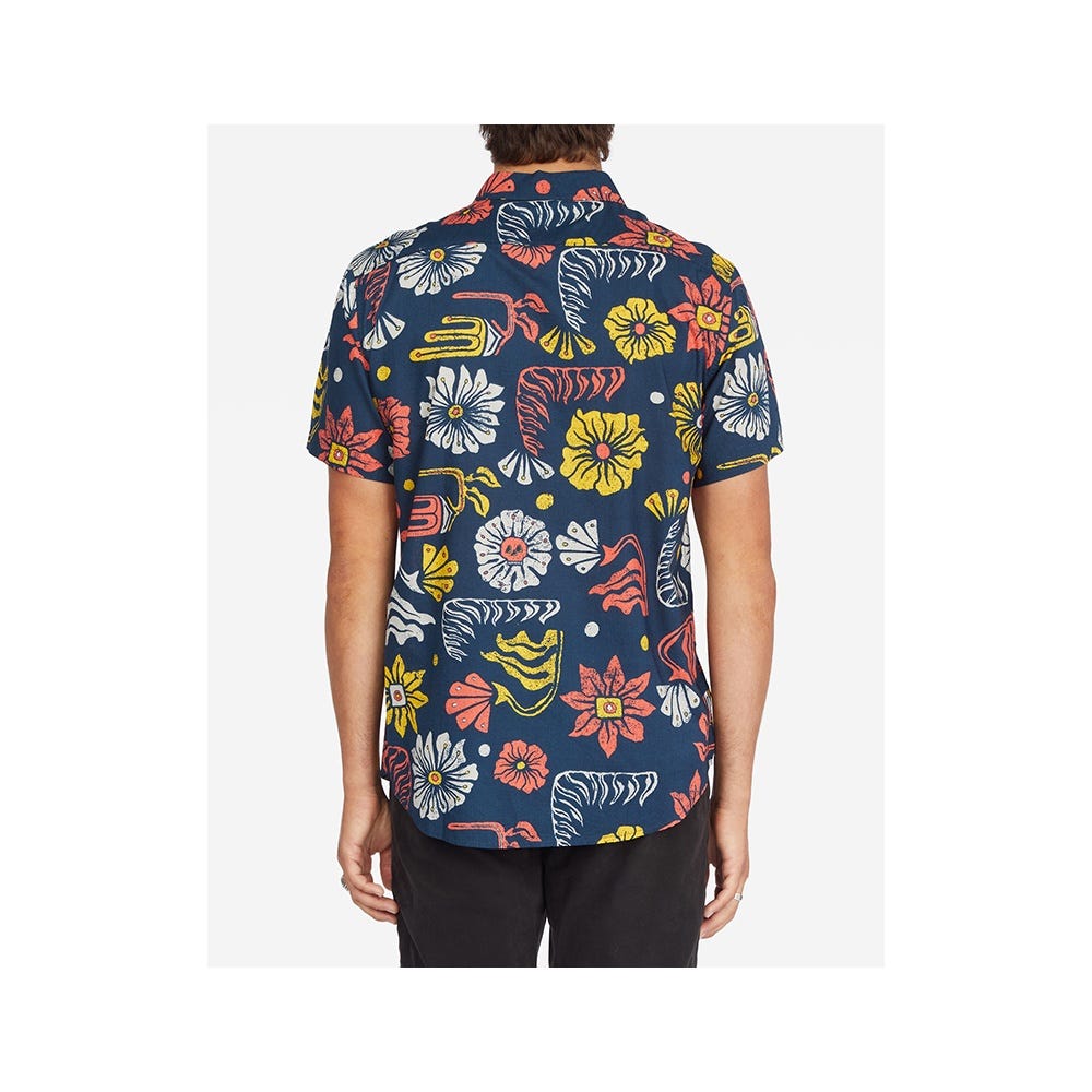 Billabong Sundays Floral M Shirt In Denim