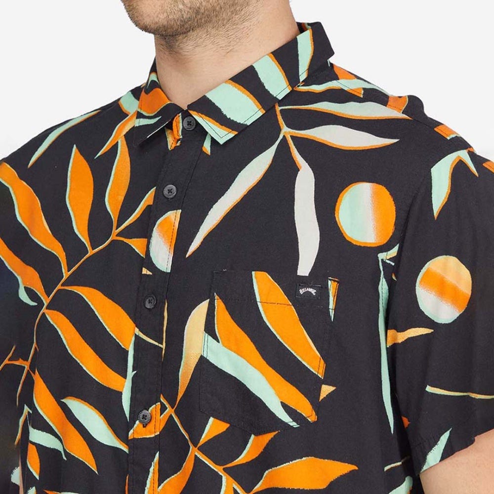 Billabong Sundays Floral M Shirt In Phantom