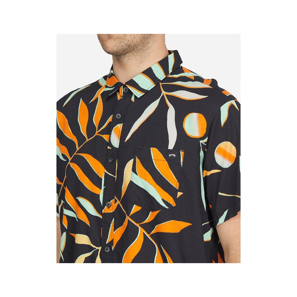 Billabong Sundays Floral M Shirt In Phantom
