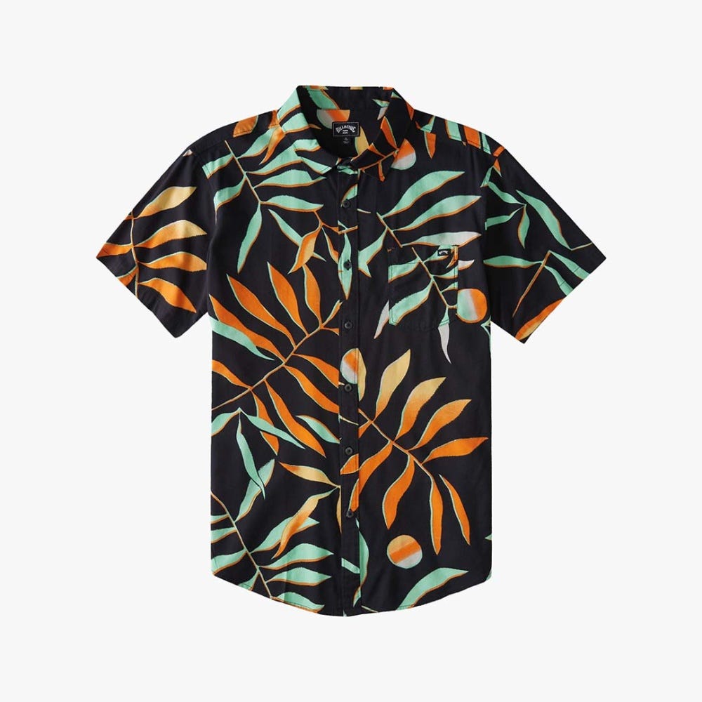 Billabong Sundays Floral M Shirt In Phantom