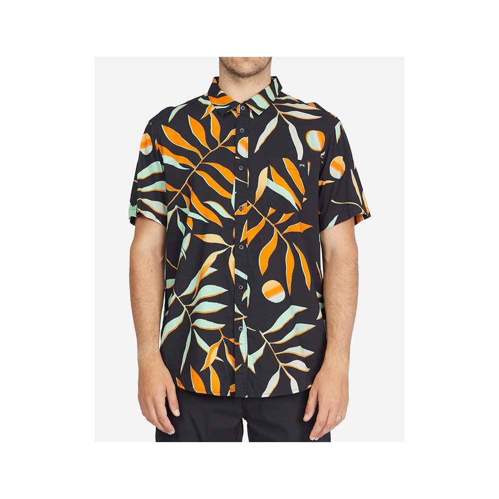 Billabong Sundays Floral M Shirt In Phantom