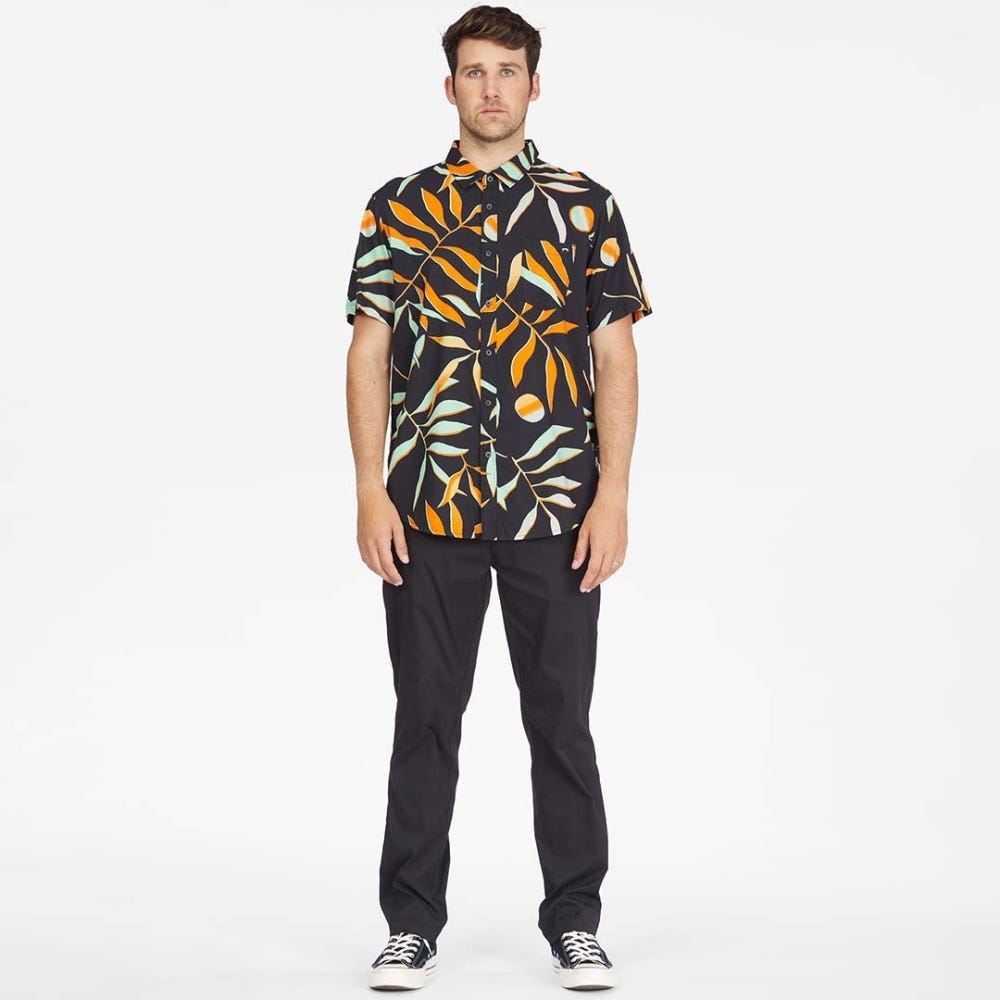 Billabong Sundays Floral M Shirt In Phantom