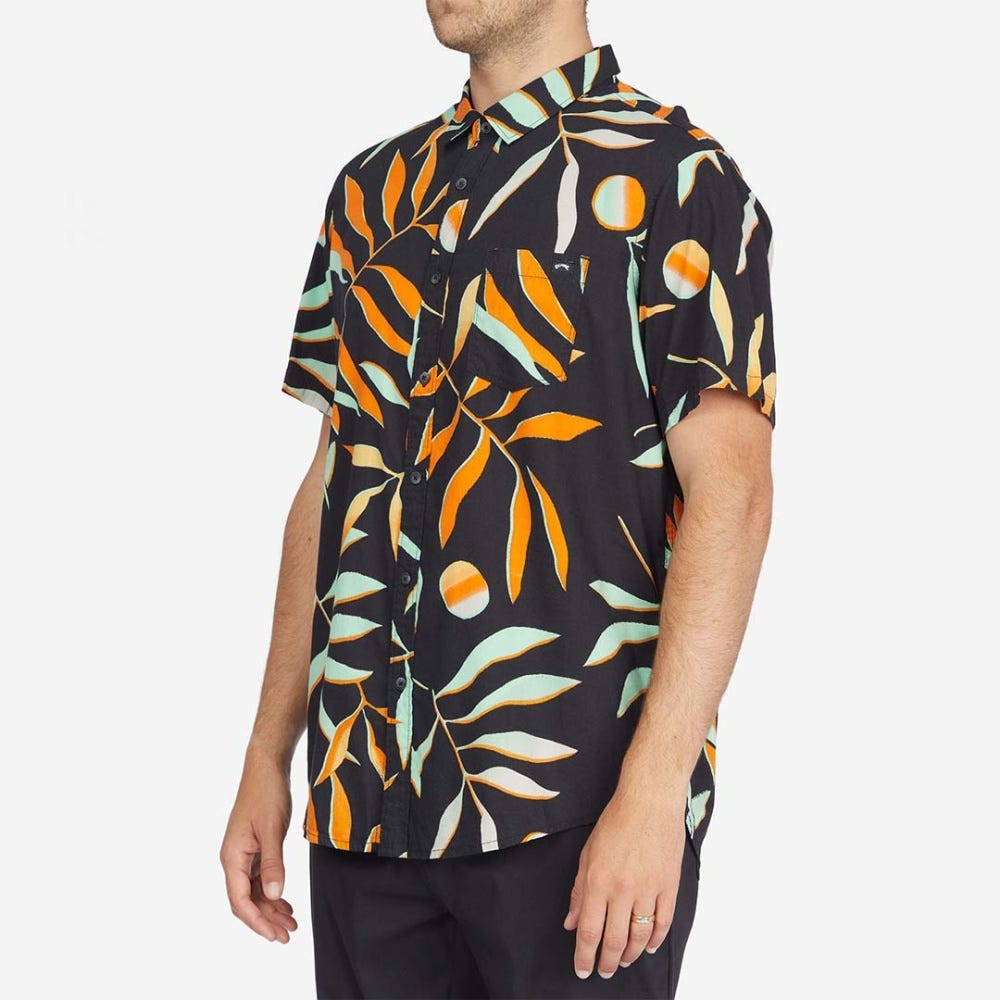 Billabong Sundays Floral M Shirt In Phantom