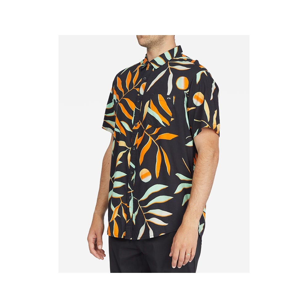 Billabong Sundays Floral M Shirt In Phantom