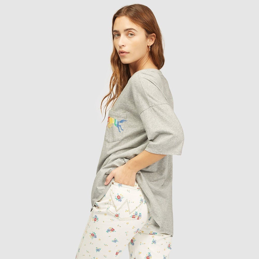 Billabong True Boy Pocket J Tee In Athletic Grey