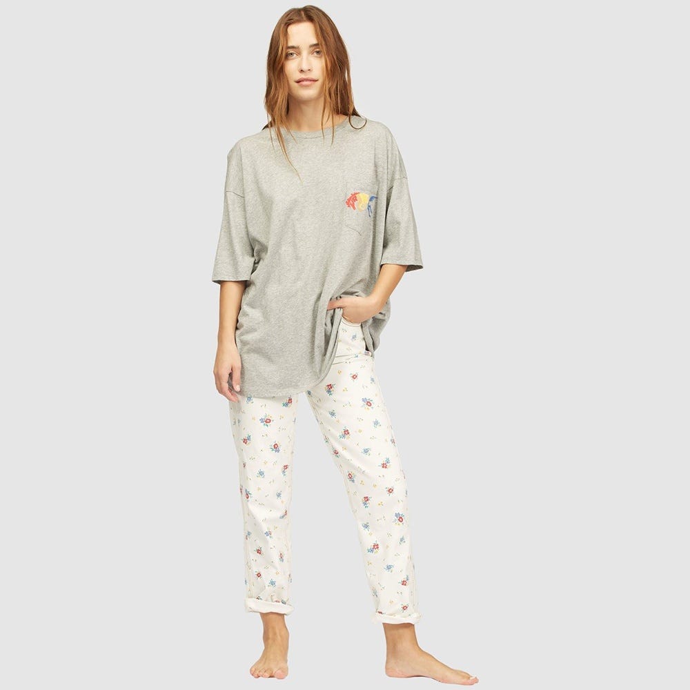 Billabong True Boy Pocket J Tee In Athletic Grey
