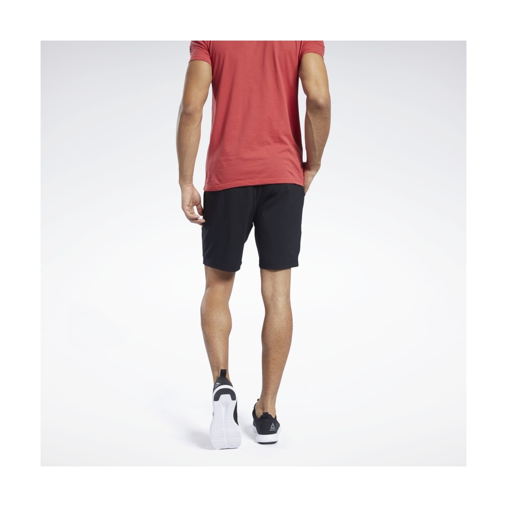 Reebok Workout Ready Graphic Shorts In Black