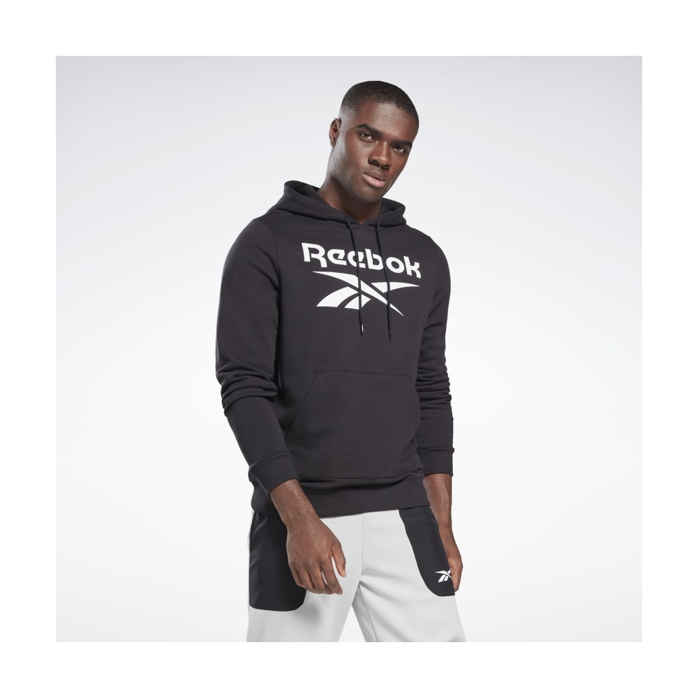 Reebok Reebok Identity Big Logo Hoodie In Black