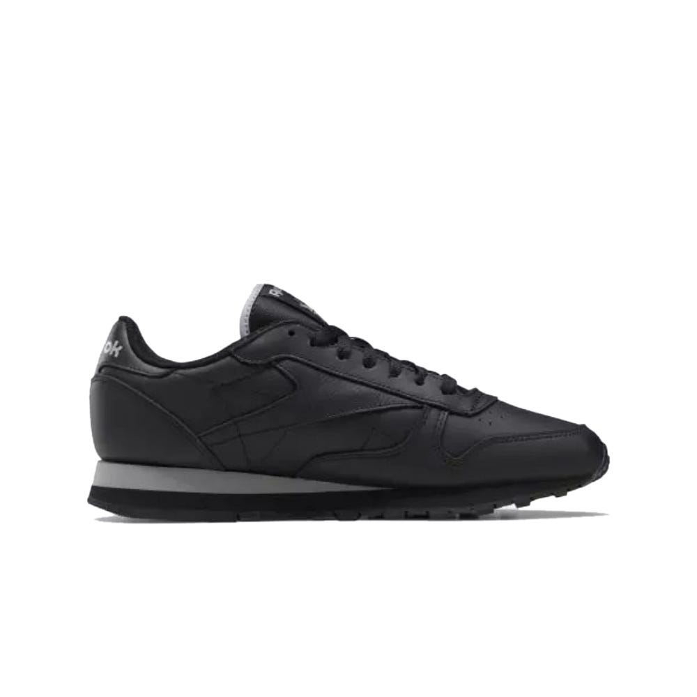 Reebok Classic Leather Unisex Shoes In Core Black/Pure Grey 4