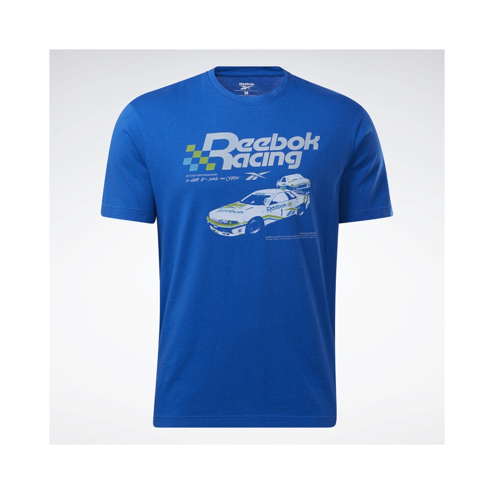 Reebok Graphic Series Racing T-Shirt In Vector Blue