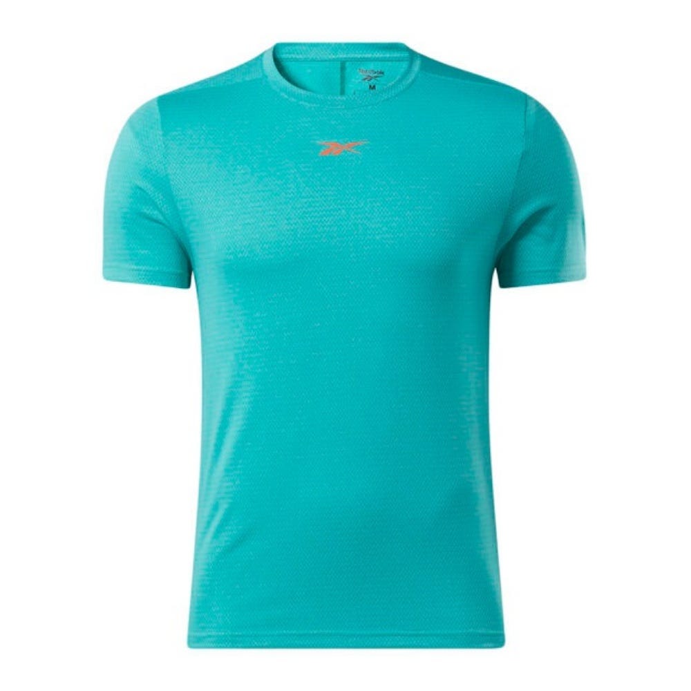 Reebok Workout Ready Melange T-Shirt In Semi Classic Teal