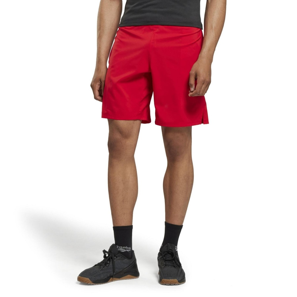 Reebok Workout Ready Strength Shorts In Vector Red