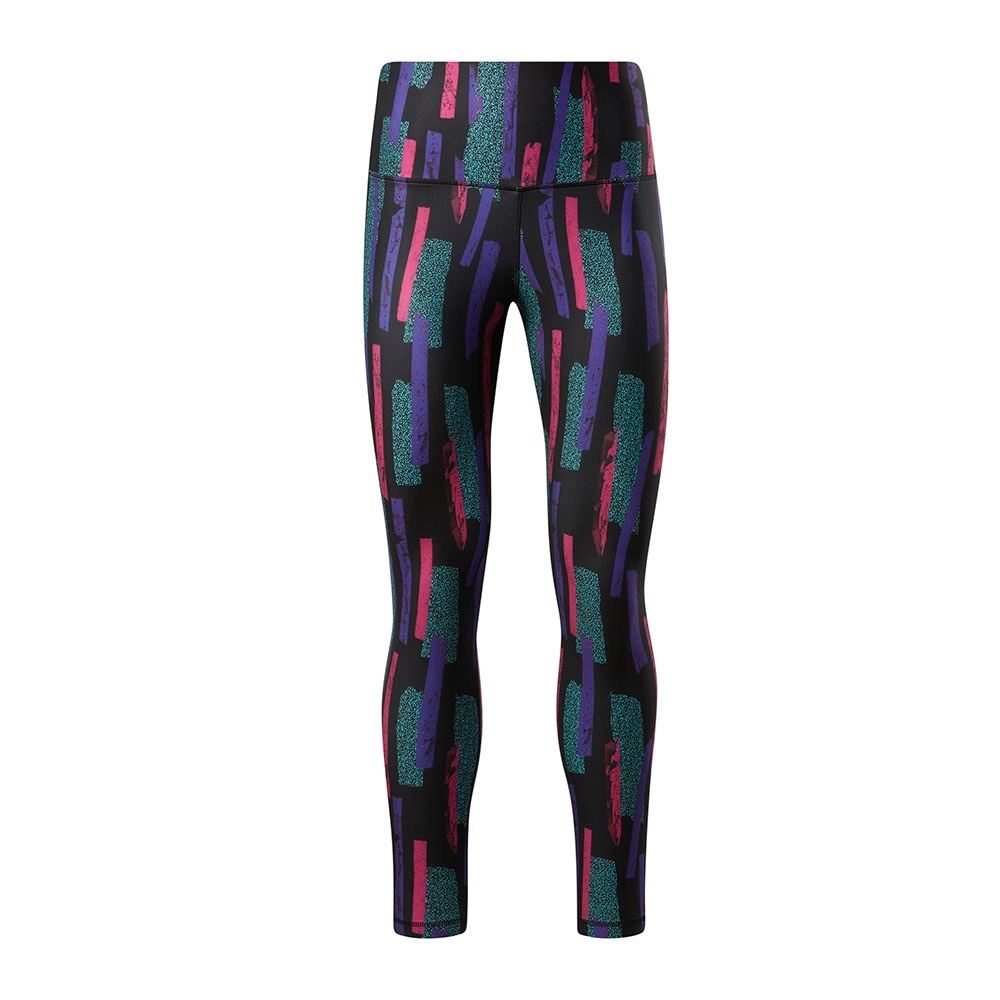 Reebok Myt Allover Print Leggings In Semi Proud Pink