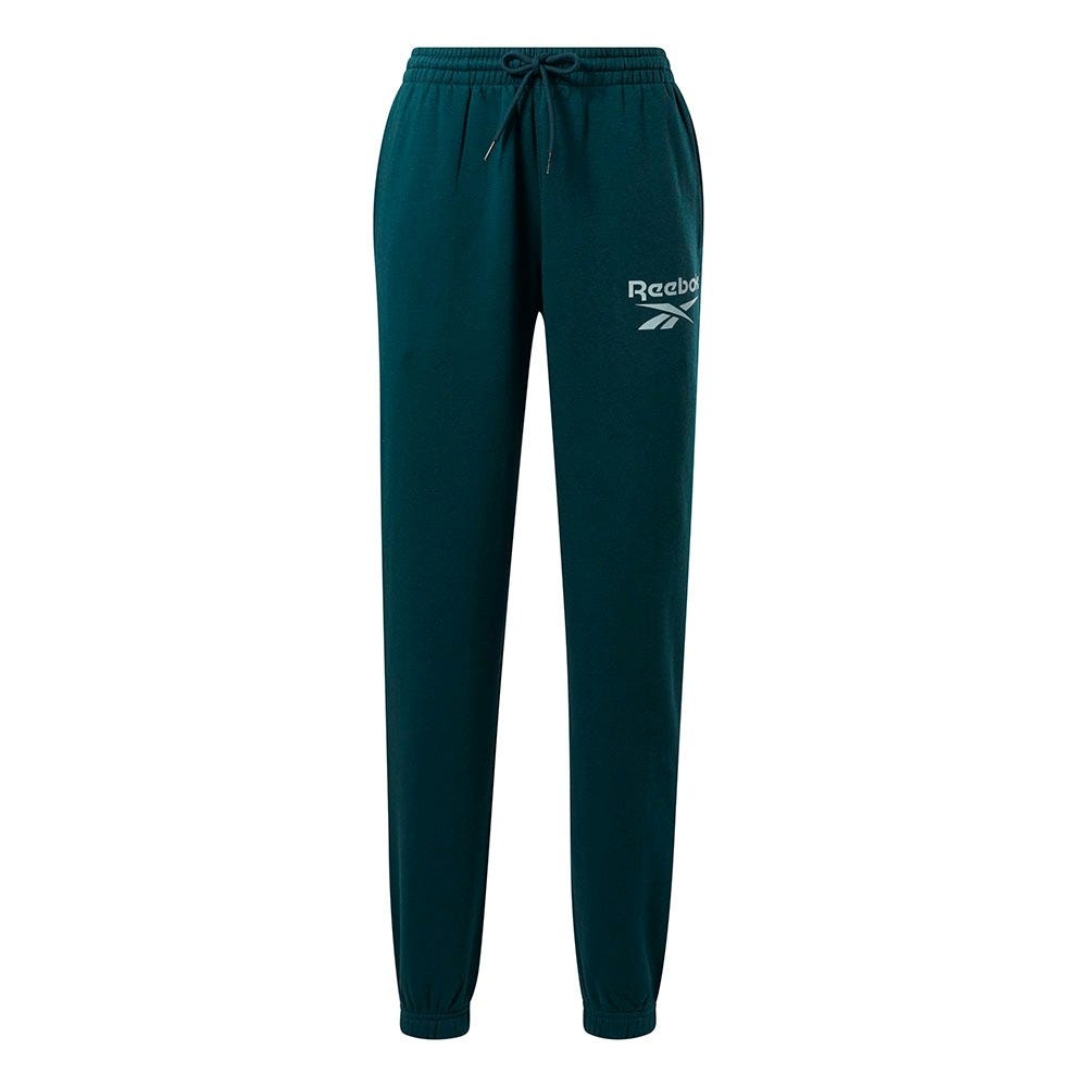 Reebok Identity Logo Fleece Joggers In Forest Green