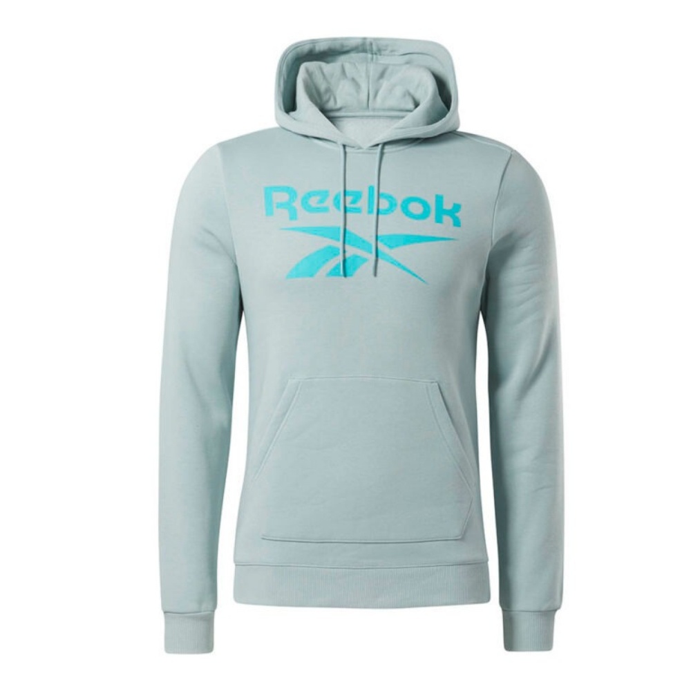 Reebok Identity Fleece Hoodie In Seaside Grey