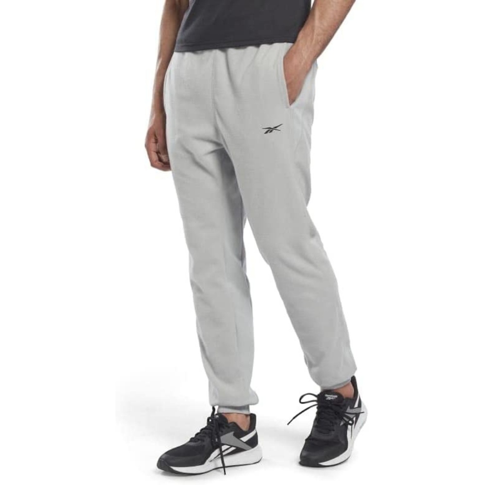 Reebok Workout Ready Thermowarm Joggers In Pure Grey 3