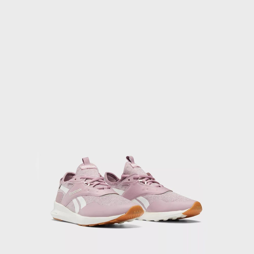 Reebok Spark Run Women's Shoes In Infused Lilac/Chalk/Silver Met.