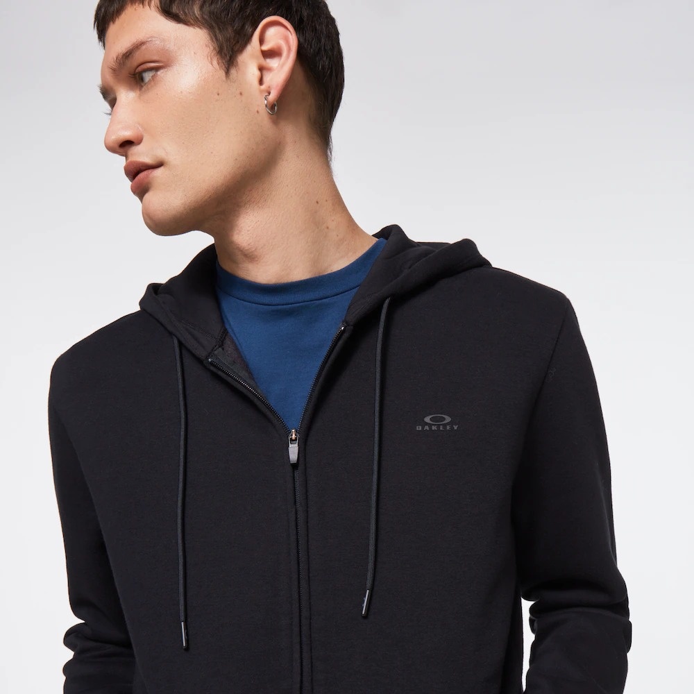Oakley Relax Full Zip Hoodie In Blackout
