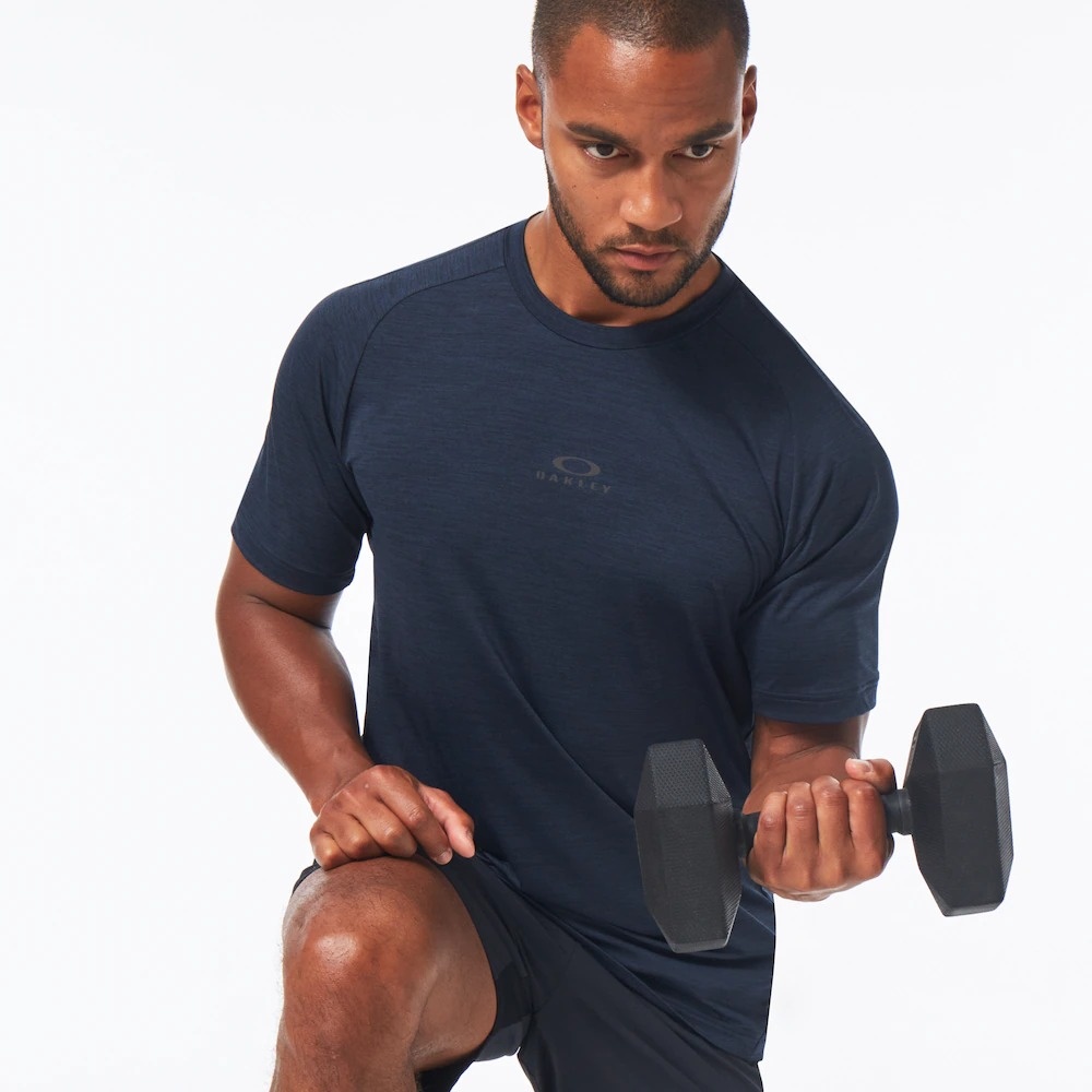 Oakley O Fit Rc Ss Tee In Fathom Heather