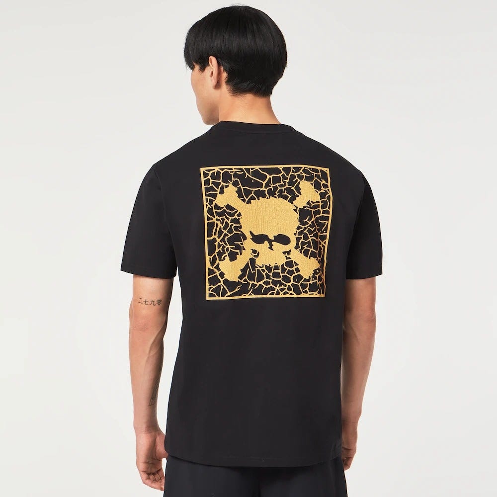 Oakley Tc Skull Tee In Blackout