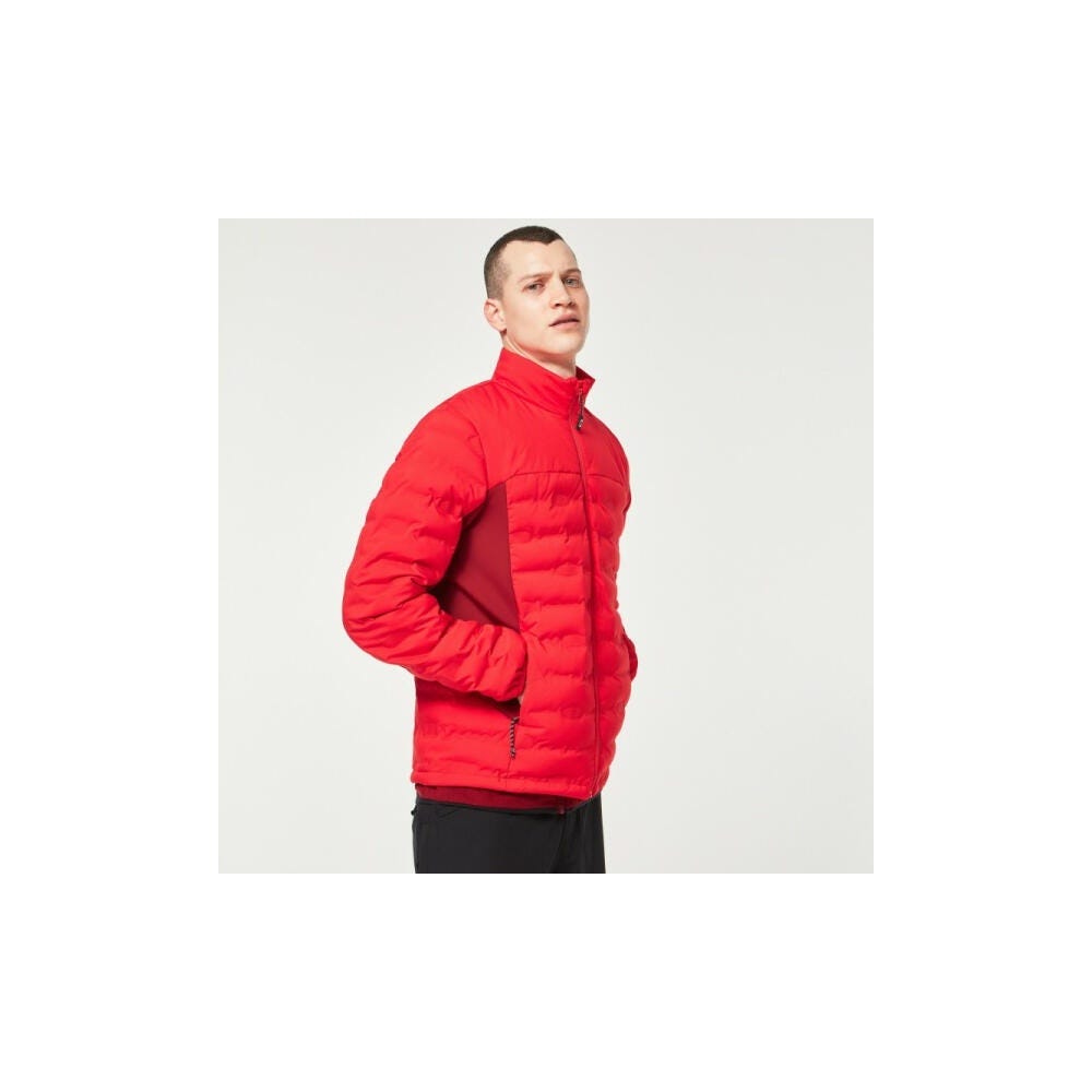 Oakley Ellipse Rc Quilted Jacket In Redline
