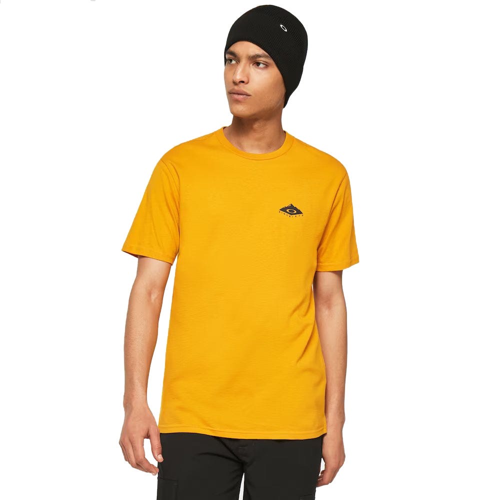 Oakley Peak Ellipse Tee In Amber Yellow