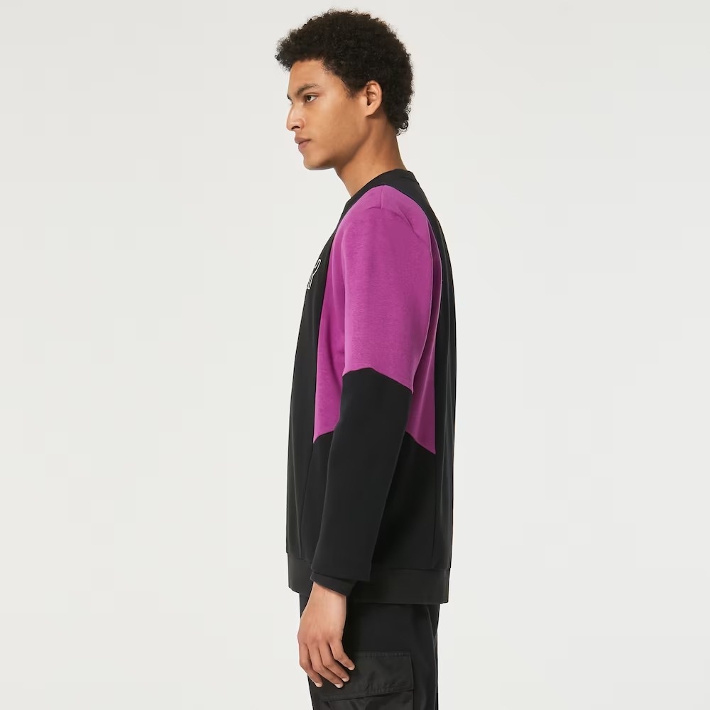 Oakley Throwback Crew Rc Sweatshirt In Blackout