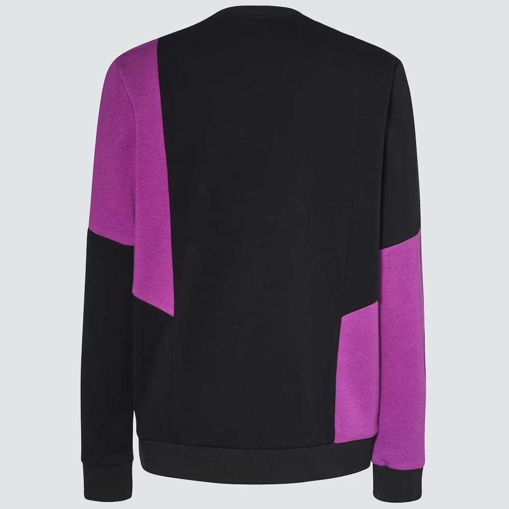 Oakley Throwback Crew Rc Sweatshirt In Blackout