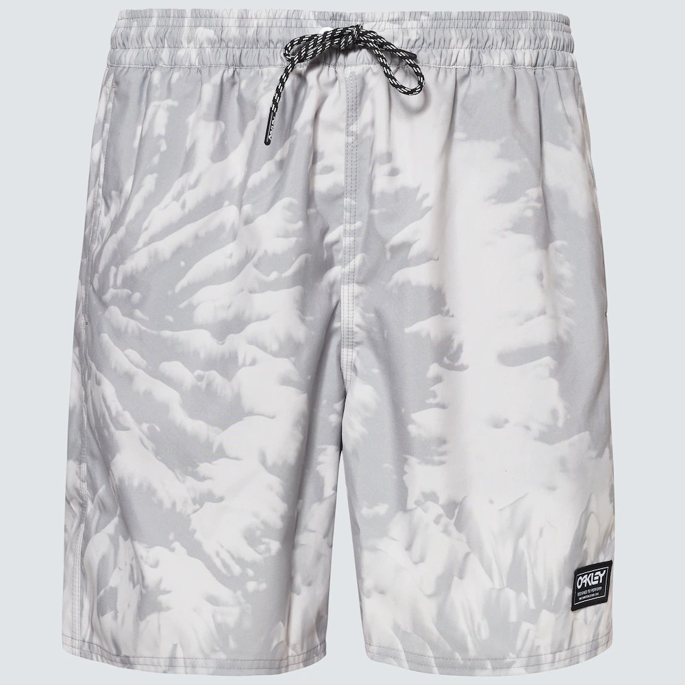 Oakley Wanderlust 18" Rc Beach Short In Grey Mountain Tie Dye Pt