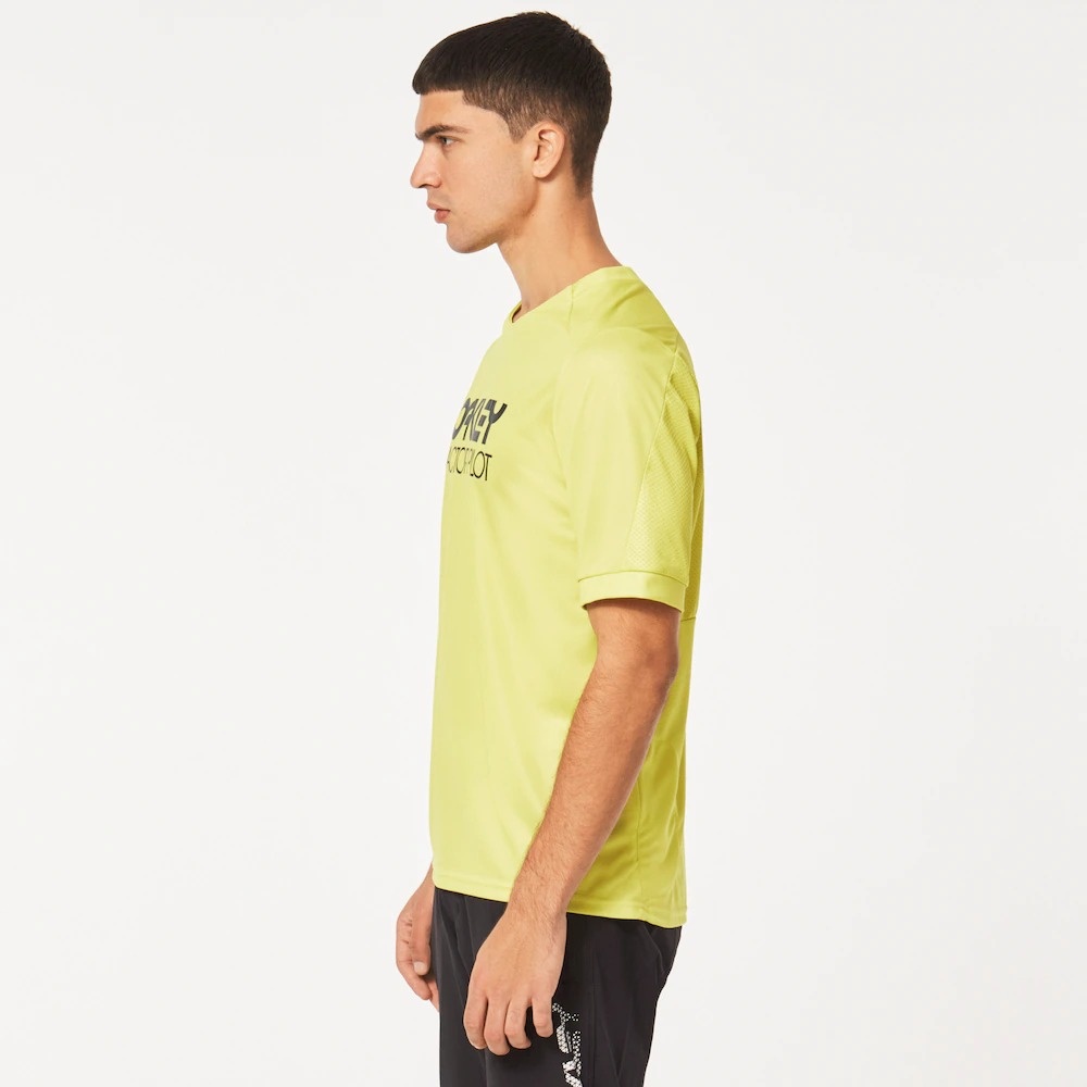 Oakley Factory Pilot Mtb Ss Jersey Ii In Sulpher