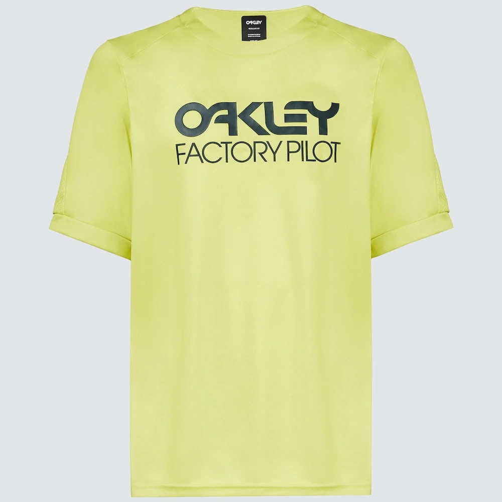 Oakley Factory Pilot Mtb Ss Jersey Ii In Sulpher