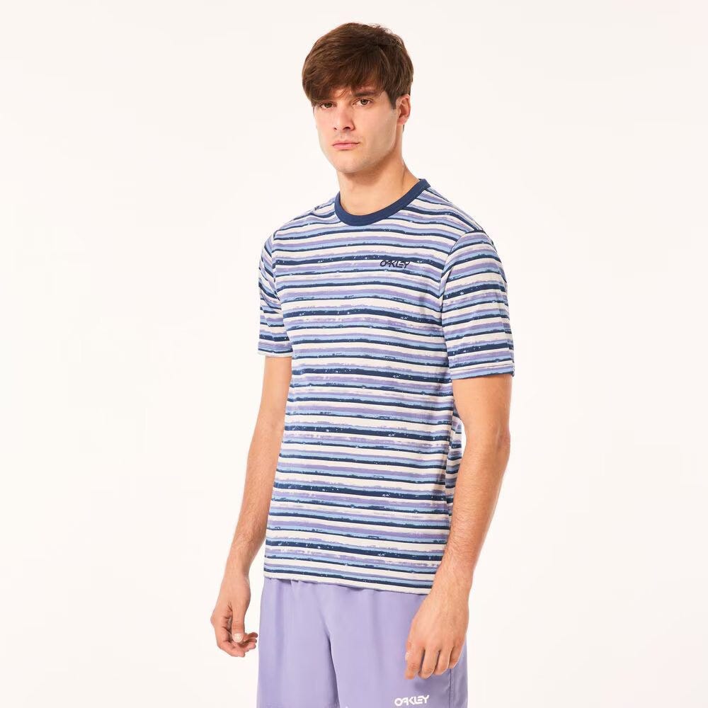 Blurrred Stripes T-Shirt - Men