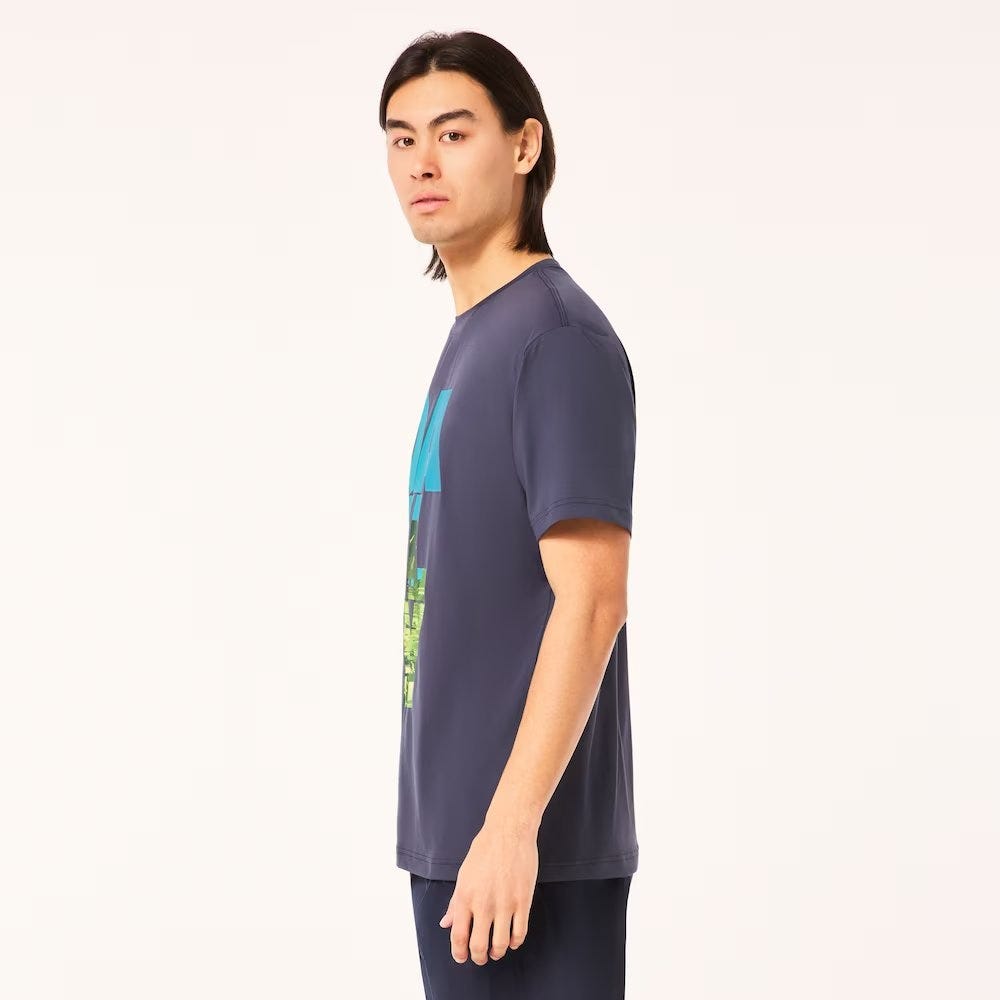 Oakley Enhance Qdevo SS Icon 3.0 T-Shirt In Foggy Blue