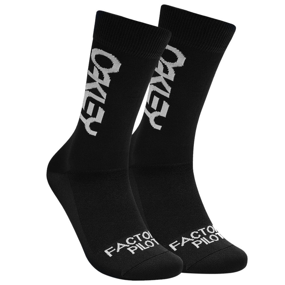 Oakley Factory Pilot Mtb Socks In Blackout