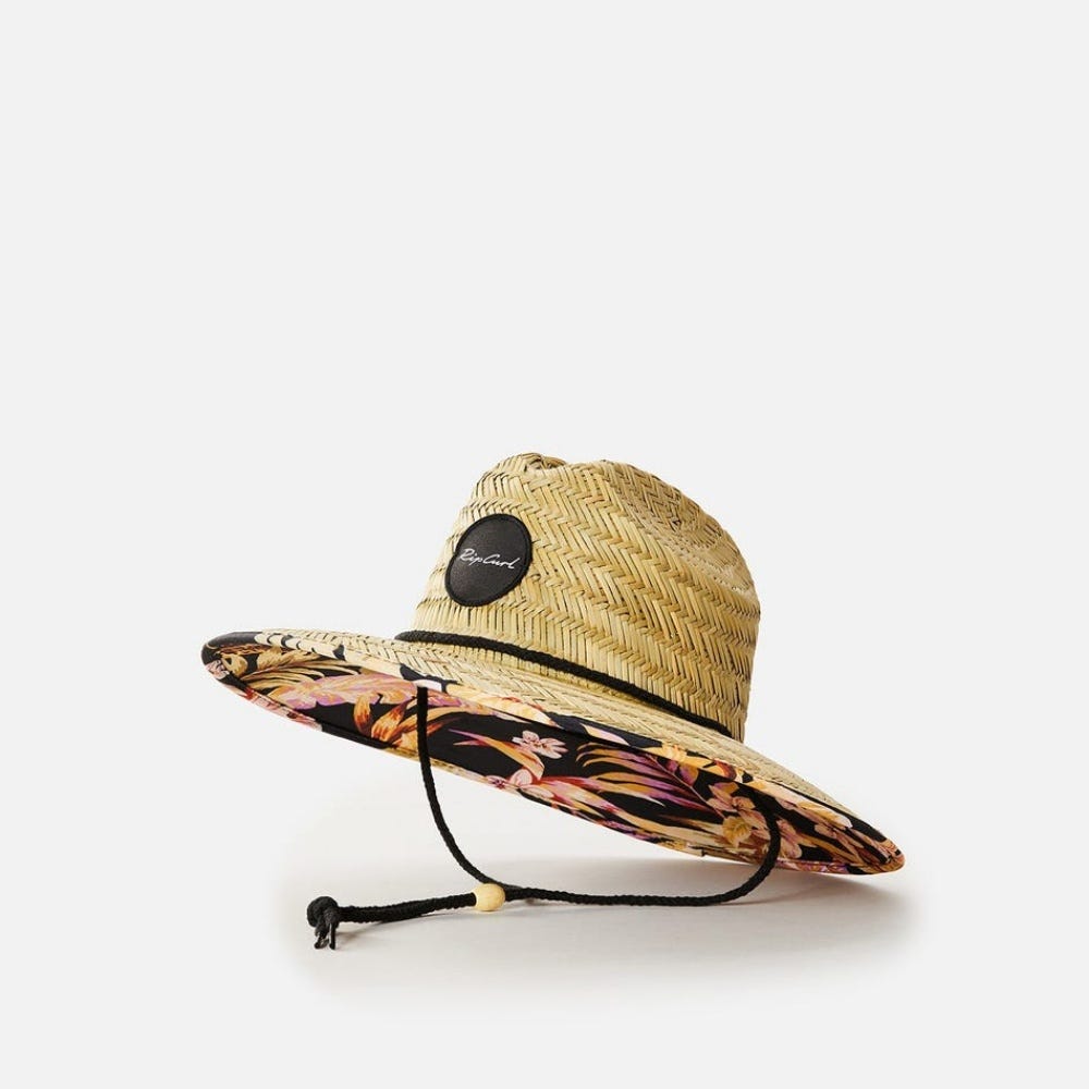 Rip Curl Sunday Swell Straw Girl's Hat In Natural