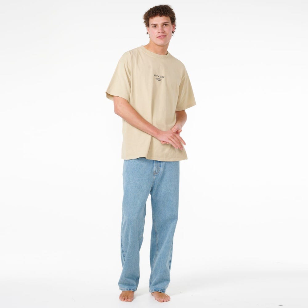 Fade Out Embroid Tee - Men