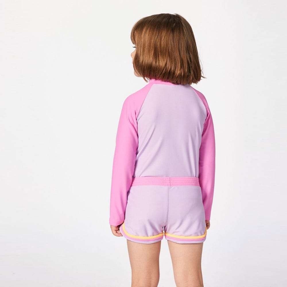 Rainbow Tide Long Sleeve Rash Vest - Kids